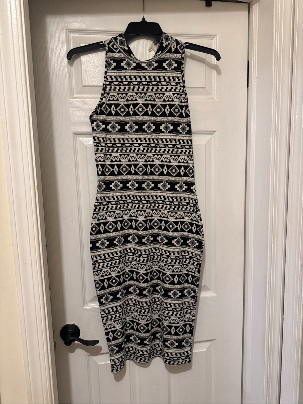 Black and white dress